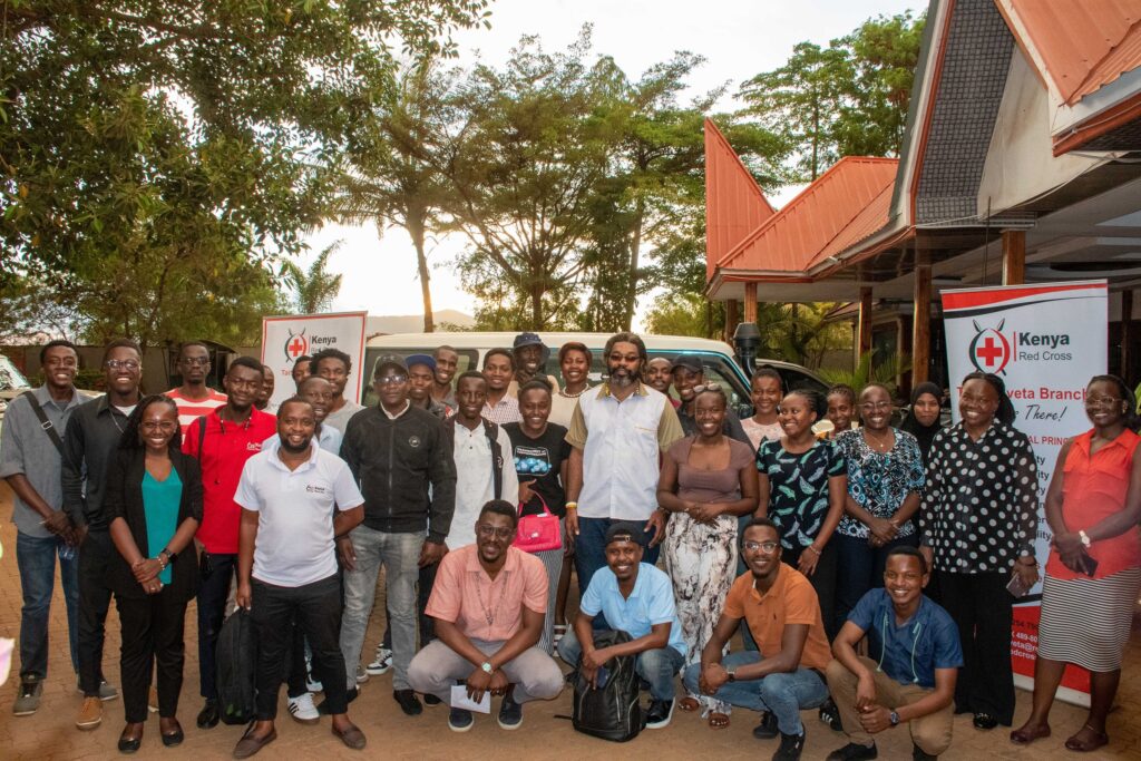 Young innovators gathered during an ICHA innovation challenge activity.